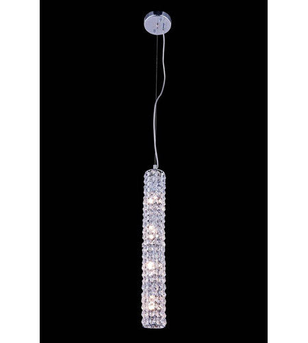 C121-2911D20C/RC By Elegant Lighting Holland Collection 4 Light Pendant