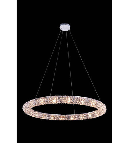 C121-2912D32C/RC By Elegant Lighting Halo Collection 20 Light Pendant