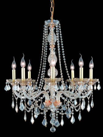 C121-7858D28GS-GS By Regency Lighting-Verona Collection Golden Shadow Finish 8 Lights Chandelier