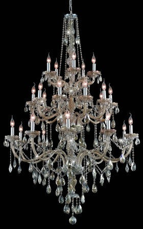 C121-7925G43GT-GT By Regency Lighting-Verona Collection Golden Teak Finish 25 Lights Chandelier