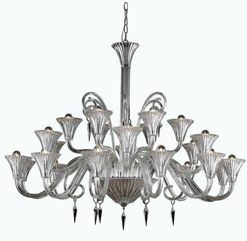 C121-8824G49CL/EC By Elegant Lighting - Symphony Collection 24 Lights Dining Room