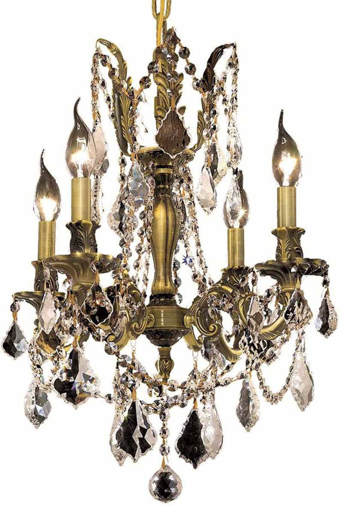 ZC121-9204D17AB/EC By Regency Lighting - Rosalia Collection Antique Bronze Finish 4 Lights Dining Room