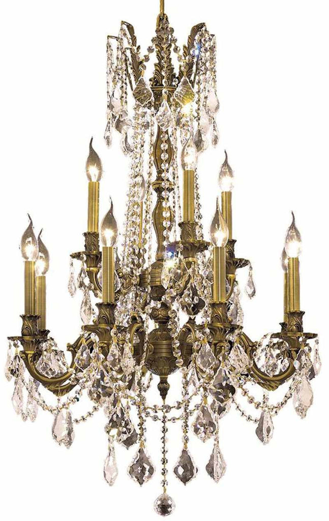 ZC121-9212D24AB/EC By Regency Lighting - Rosalia Collection Antique Bronze Finish 12 Lights Dining Room