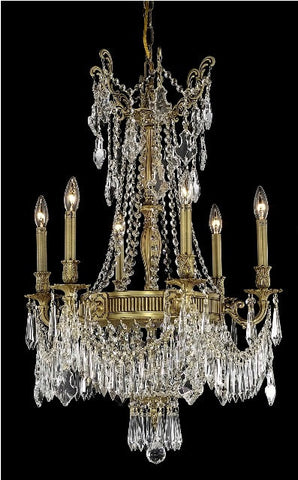 ZC121-9309D22FG/EC By Regency Lighting Esperanza Collection 9 Light Chandeliers French Gold Finish