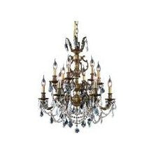 ZC121-9412D24AB/EC By Regency Lighting Marseille Collection 12 Lights Chandelier Antique Bronze Finish