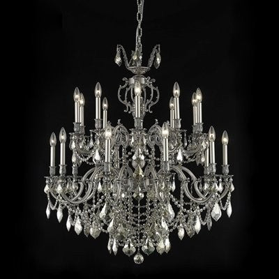 ZC121-9520G36DB/EC By Regency Lighting Marseille Collection 20 Lights Chandelier Dark Bronze Finish