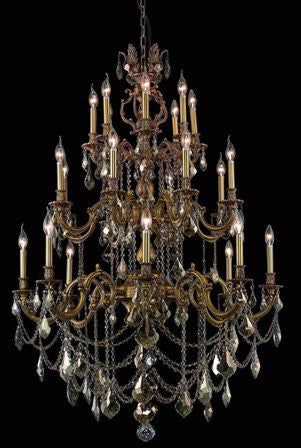 C121-9524G38FG By Regency Lighting-Marseille Collection French Gold Finish 24 Lights Chandelier