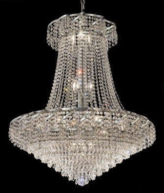 C121-ECA4D30C By Regency Lighting-Belenus Collection Chrome Finish 18 Lights Chandelier