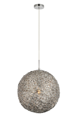 ZC121-LDPD2071 - Living District: Lilou Collection Pendant D15.7 H16.8 Lt:1 Chrome Finish